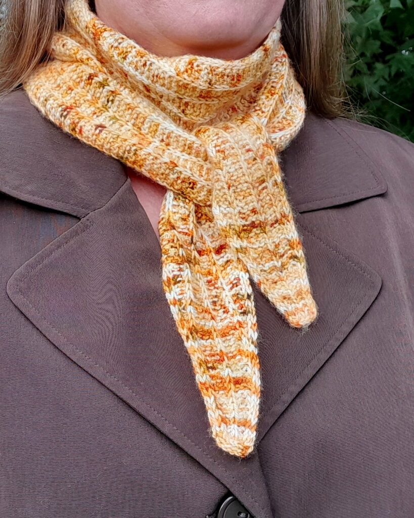 The Serenity Scarf Knitting pattern in size 1